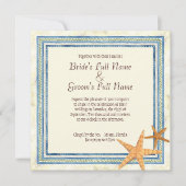 Tropical Shell Paradise - Uitnodiging voor bruilof (Voorkant)