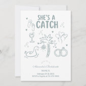 Tropical Shes viert een visvangst Kaart (Voorkant)