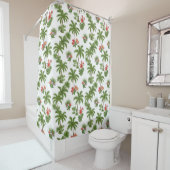 Tropical Shower Curtain with Palms  Douchegordijn (In situ)