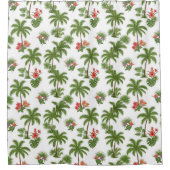 Tropical Shower Curtain with Palms  Douchegordijn (Voorkant)