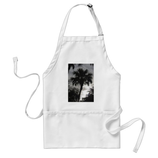 Tropical Silhouette Standaard Schort (Voorkant)