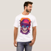 Tropical Skull Vibe T-shirt (Voorkant volledig)
