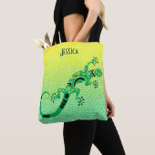 Tropical Snake Scales and Lizard Personalised Tote Bag (Dichtbij)