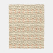Tropical Spa Coordinates - Tribal Zig Zag Fleece Deken (Voorkant)