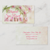 Tropical Spa Resort Creamy Visitekaartje (Voorkant / Achterkant)