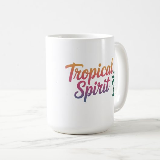 Tropical spirit koffiemok (Voorkant rechts)