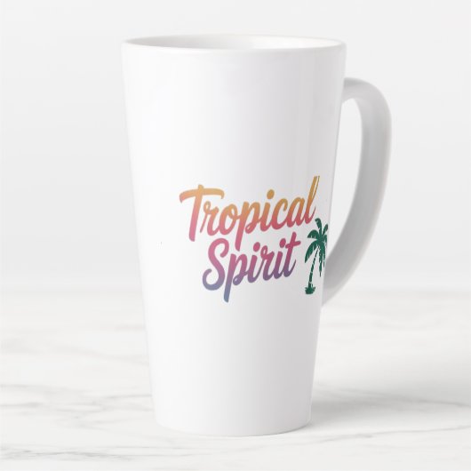 Tropical spirit latte mok (Rechterhoek)