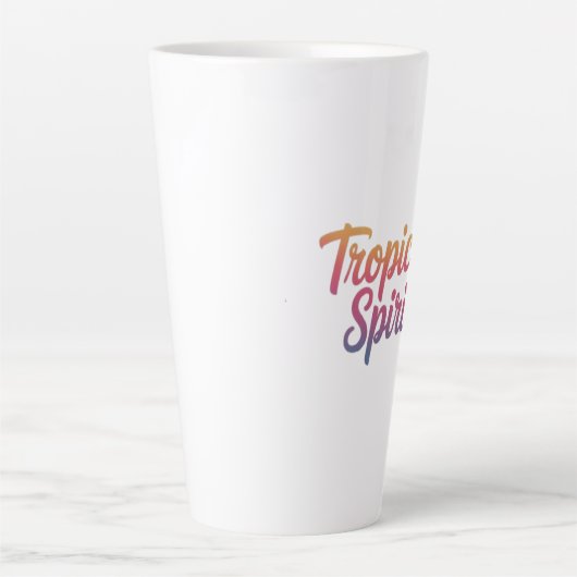 Tropical spirit latte mok (Voorkant)
