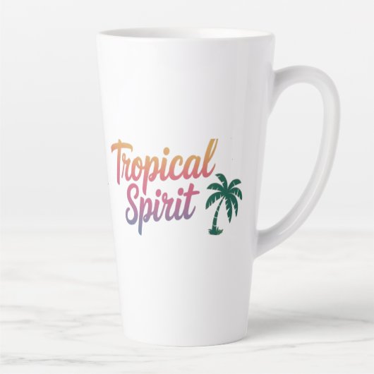 Tropical spirit latte mok (Rechts)