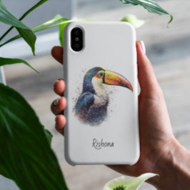 Tropical Splendor Toucan, op maat Case-Mate iPhone Case