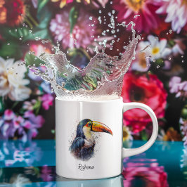 Tropical Splendor Toucan, op maat Mok