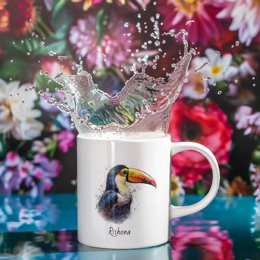 Tropical Splendor Toucan, op maat Mok