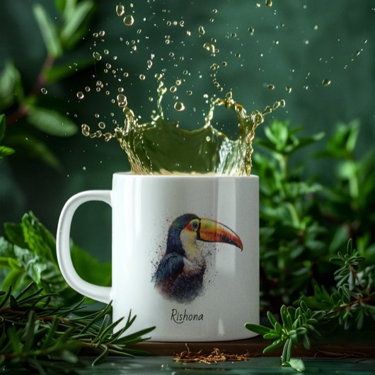 Tropical Splendor Toucan, op maat Mok