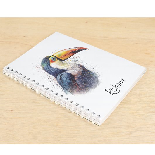 Tropical Splendor Toucan, op maat Notitieboek