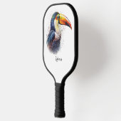 Tropical Splendor Toucan, op maat Pickleball Paddle (Links)