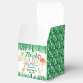 Tropical Summer Beach Luau Boys Baby shower Bedankdoosjes (Geopend)