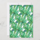 Tropical Summer Beach Luau Boys Baby shower Bedankkaart (Achterkant)