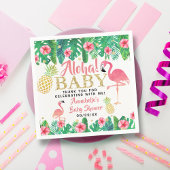 Tropical Summer Beach Luau Meisjes Baby shower Servet
