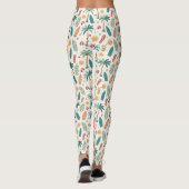 Tropical Summer Beach Pattern (1) Leggings (Achterkant)