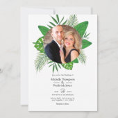 Tropical Summer Beach Photo Weddenschap Kaart (Voorkant)