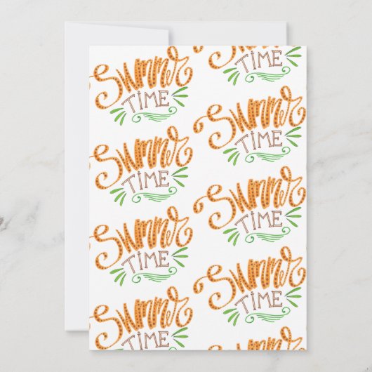 Tropical Summer Beach Photo Weddenschap Save The Date (Achterkant)