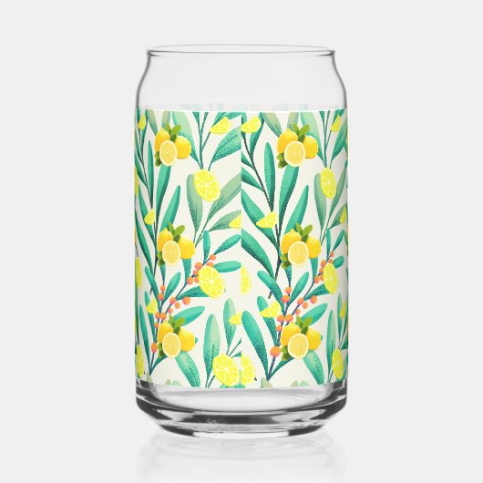 Tropical Summer Citrus vers sinaasappel citroen Sl Blikvorm Glas (Rechts)