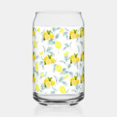 Tropical Summer Citrus vers sinaasappel citroen Sl Blikvorm Glas (Voorkant)