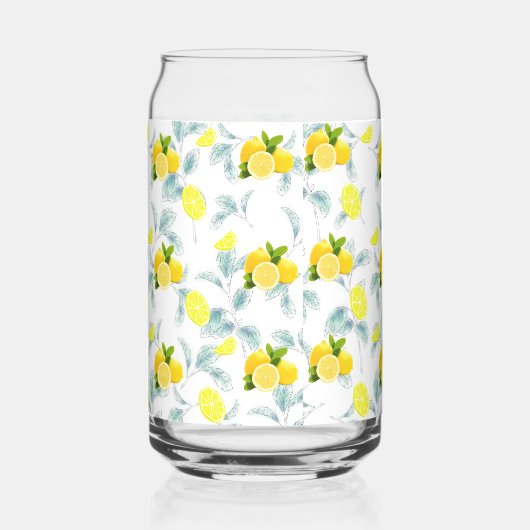 Tropical Summer Citrus vers sinaasappel citroen Sl Blikvorm Glas (Achterkant)