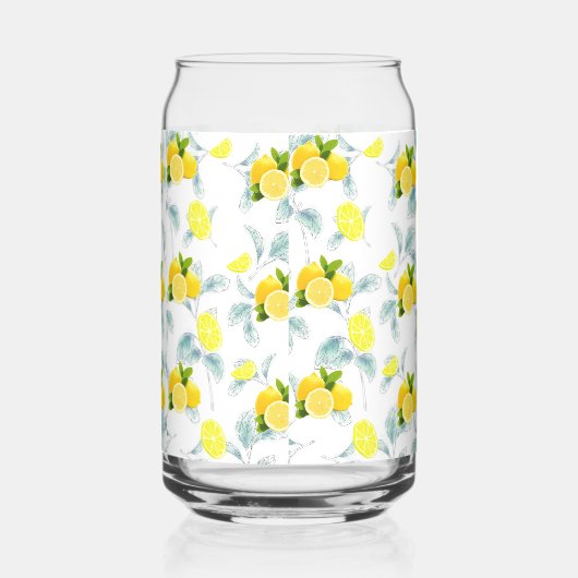 Tropical Summer Citrus vers sinaasappel citroen Sl Blikvorm Glas (Rechts)