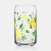 Tropical Summer Citrus vers sinaasappel citroen Sl Blikvorm Glas (Achterkant)