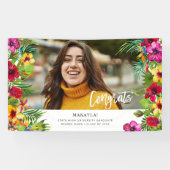 Tropical Summer Congrats Photo Banner (Horizontaal)