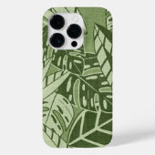 Tropical Summer Foliage Texture - Moss Green Case-Mate iPhone Case (Achterkant)