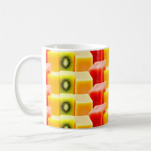 Tropical Summer Fruits - 3D Kiwi - Watermelon & Me Koffiemok