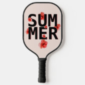 Tropical Summer Hibiscus Pickleball Paddle (Achterkant)