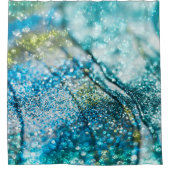 Tropical Summer Oceanic Glitter Glam 2 Douchegordijn (Voorkant)