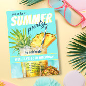 Tropical Summer Party Uitnodiging voor verjaardag