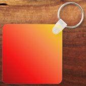 Tropical Summer (rood-oranje-geel verloop) Toets Sleutelhanger (Achterkant)