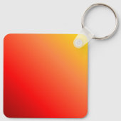 Tropical Summer (rood-oranje-geel verloop) Toets Sleutelhanger (Achterkant)