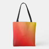 Tropical Summer (rood-oranje-geel verloop) Toets Tote Bag (Achterkant)