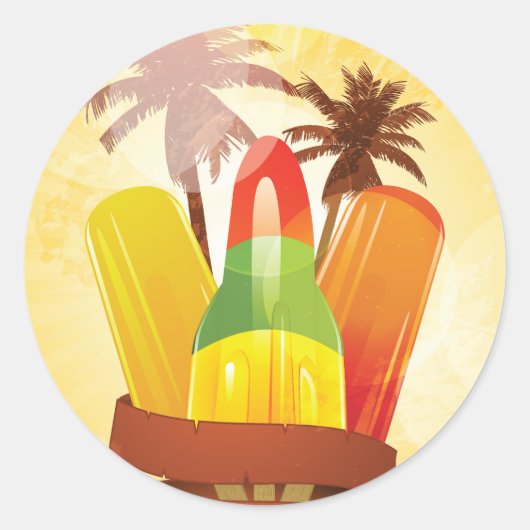 Tropical Summer Stickers (Voorkant)