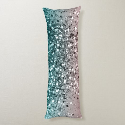 Tropical Summer Vibes Glitter #3 Lichaamskussen (Achterkant (Verticaal))