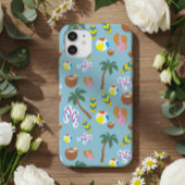 Tropical Summer Vibes Pattern Phone Case iPhone 16 Hoesje