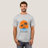 Tropical Summer Vibes T-shirt (Voorkant volledig)