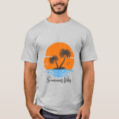 Tropical Summer Vibes T-shirt (Voorkant)