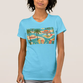 Tropical Summer Vibes T-shirt voor dames – Bright