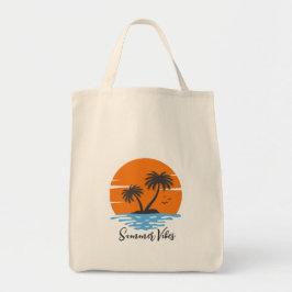 Tropical Summer Vibes Tote Bag