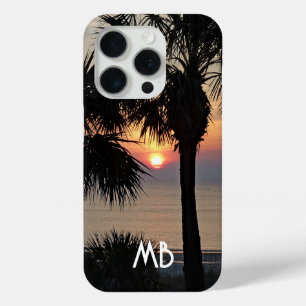 Tropical Sunrise Telefoonhoesje iPhone 15 Pro Case