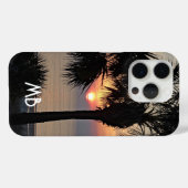Tropical Sunrise Telefoonhoesje Case-Mate iPhone Case (Achterkant (horizontaal))