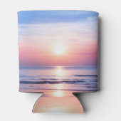 Tropical Sunrise: Zee, lucht, sereniteit Blikjeskoeler (Achterkant)