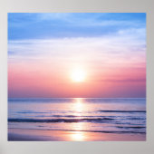 Tropical Sunrise: Zee, lucht, sereniteit Poster (Voorkant)